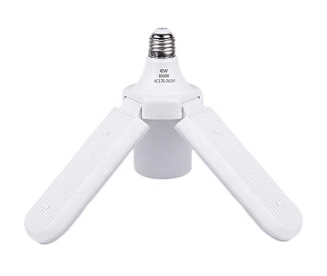 45W-60W Adjustable E27 LED Fan Bulb - 360 Degree Energy Saving Light