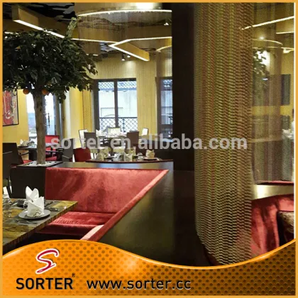 Home decor vintage decor metal ball chain curtain partition