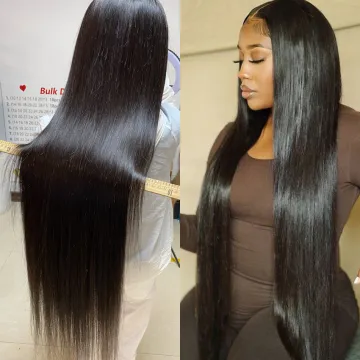 Brazilian Human Hair Lace Front Wig,Straight Virgin Hair Lace Wig For Black Women,Pre Pluck Lace Wig With Baby Hair