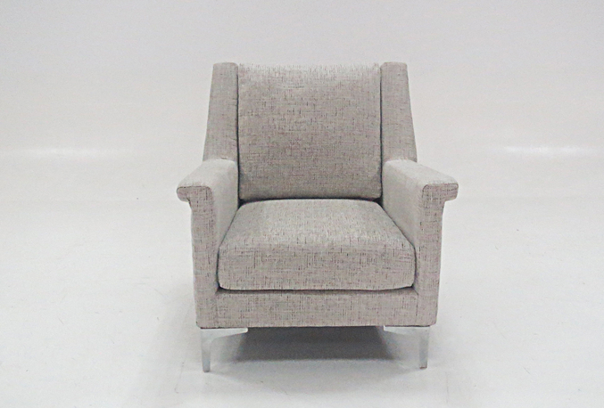 One person solid color long sofa