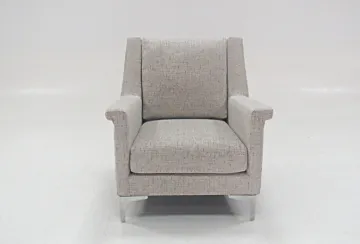 One person solid color long sofa