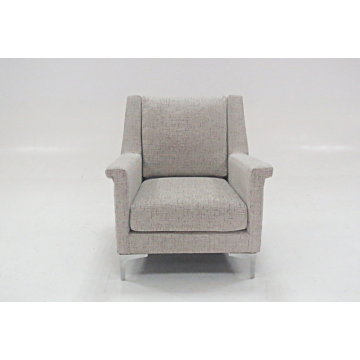 One person solid color long sofa