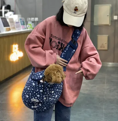 Single Shoulder Puppy Dog And Cat Carrier Bag