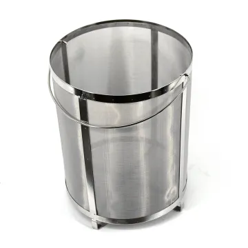 300 Micron Beer Brewing Stainless Steel Mesh Filter Basket