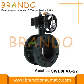 Signal Wheel Flange Butterfly Valve With Proximity Switch