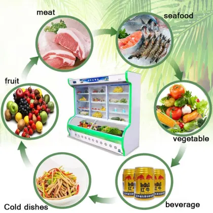 Commercial Supermarket Cold Drink Refrigerator - Open Cooler