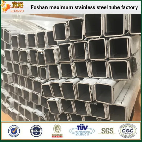 jis 316 stainless steel single slot tubes for balcony railing