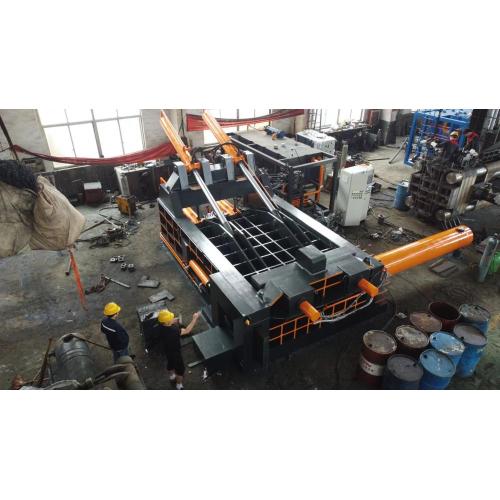 Side push-out Scraps Steel Turnings Sheets Metal Baler