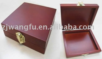 matte painting blank wooden gift case