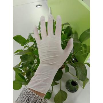 Guantes de examen desechables de látex