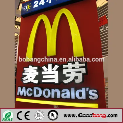 acrylic led sign boards for advertising/led outdoor advertising board/led glow sign boards