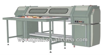 solvent flatbed inkjet printer 2m * 4 PCS SPT510/35PL 1440DPI