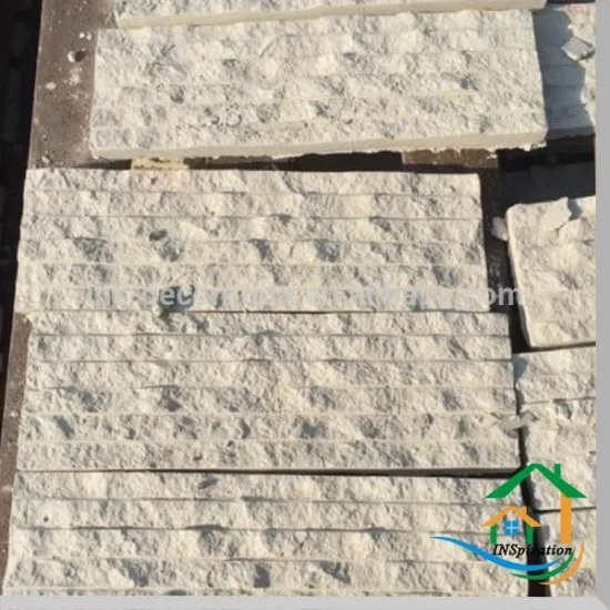 White stone wall tiles