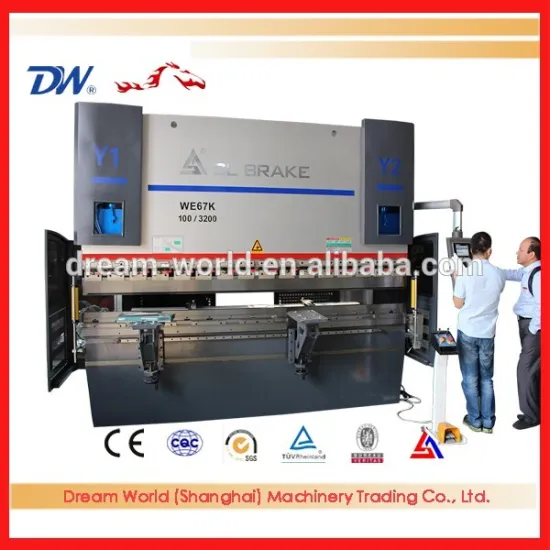 Metal Sheet Bending Machine WC67K 80T*2500mm Hydraulic Press Brake with Estun E21 NC control