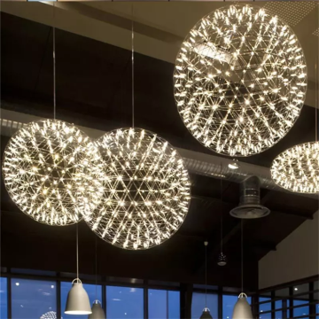 Nordic Light Luxury Post-Modern Bedroom Glass Chandelier