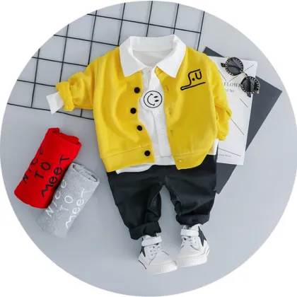 Gentleman Jack Clothing - Three-Piece Baby Suit for Boys (0-3 Years)