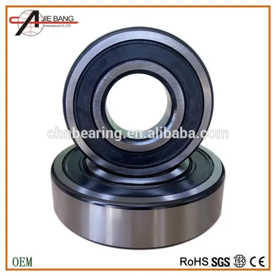 Double Rubber Seals Deep Groove Ball Bearing 6300-2RS