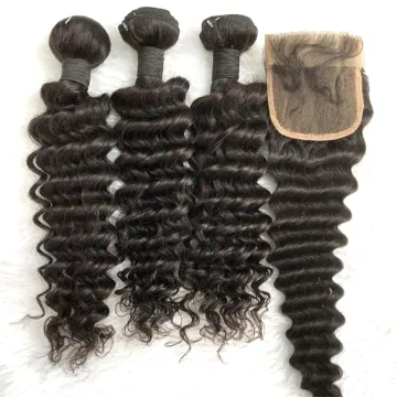 Wholesale raw indian remy packet hair with closure cuticle aligned indian hair bundles from india raw hair vendors
