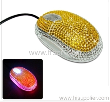 Shining Jewelled Computer Bling Mouse 