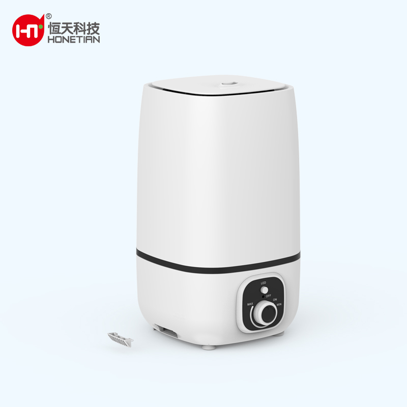 HONETIAN knob control night light 4.0L capacity small size large mist output custom colors indoor plastics cool mist humidifier