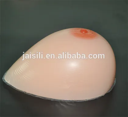 Water Drop Silicone Fake Boobs Artificial Silicone Fake Breasts For Man