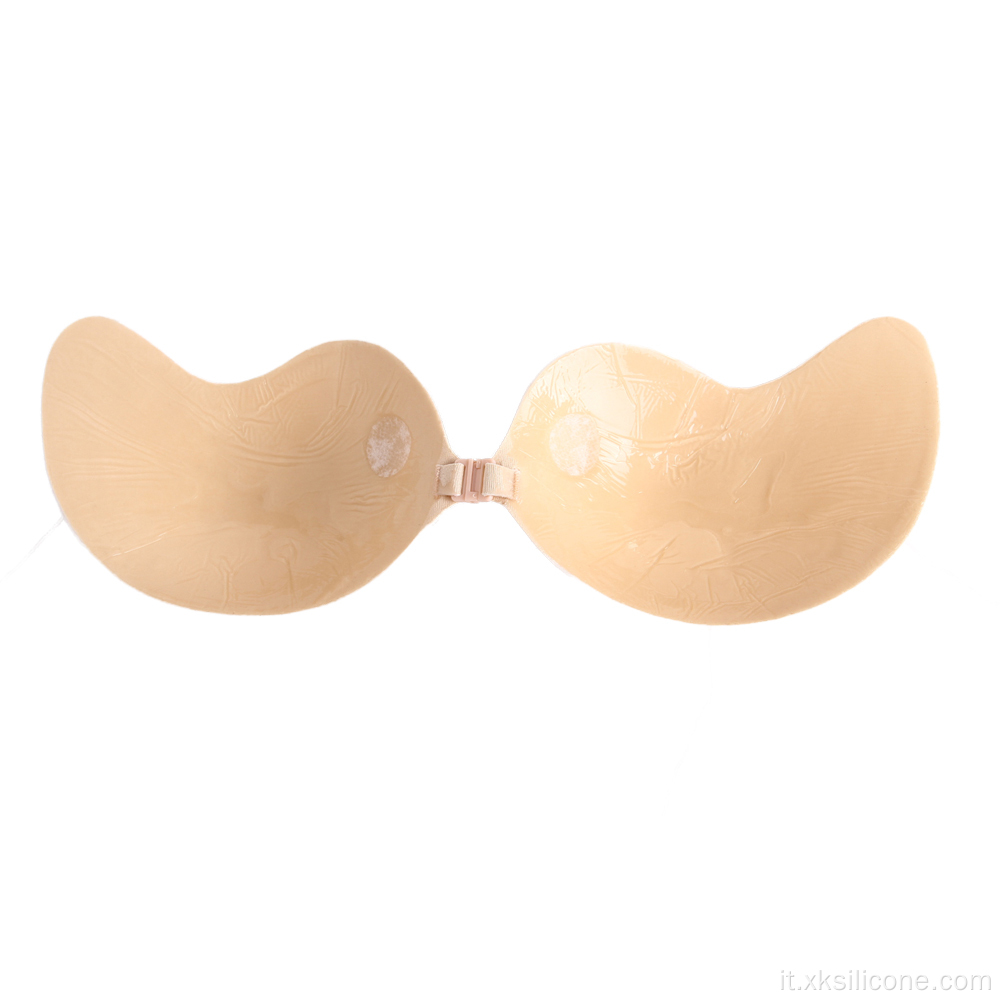 reggiseno al mango appiccicoso invisibile reggiseno con chiusura frontale in silicone