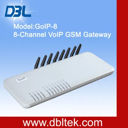 8-Port GoIP GSM Gateway GoIP-8 (asterisk PBX)