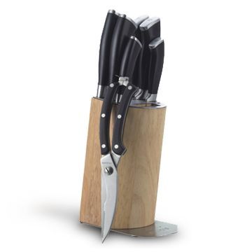 7-piece Knife Set with ABS Handle, 2.5 to 3.0mm Thickness Knife Blade