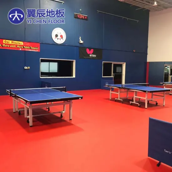 Ping Pong Table Tennis PVC Sports Flooring Carpet