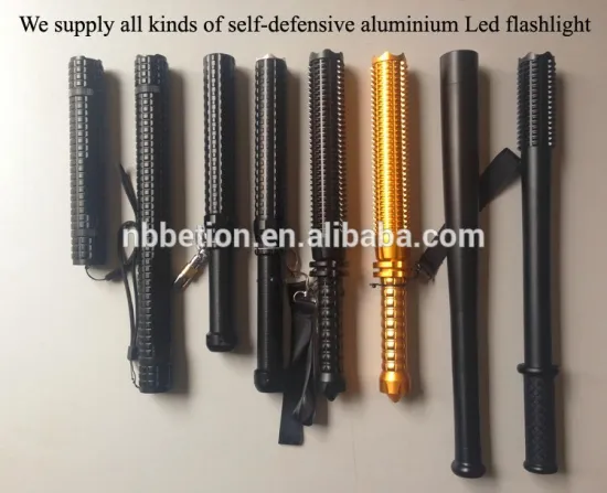 high quality aluminium led flashlight self-defense led torch flashlight zoom tactical flashlight