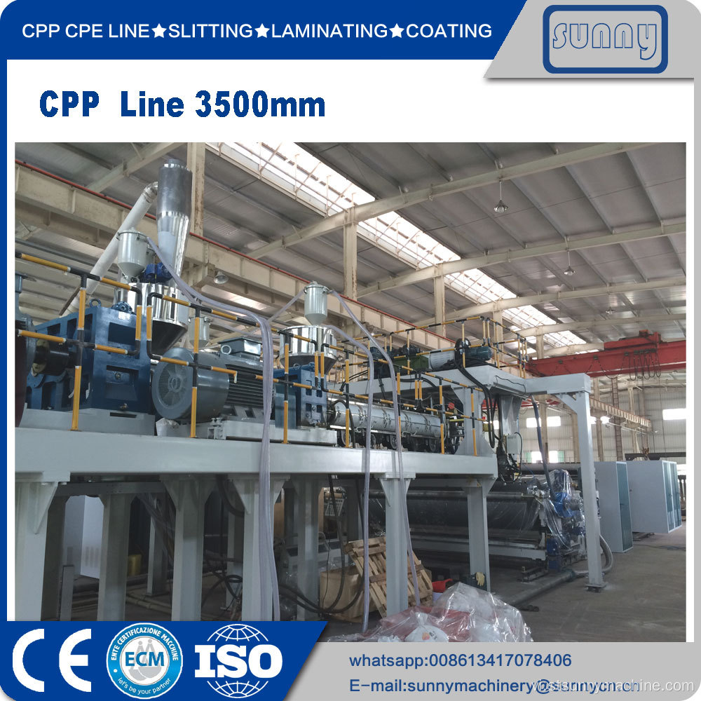 CPE 3 lớp co-đùn Máy đúc phim