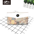 Custom vintage style PU leather handbag cosmetic bag pencil case&bag multifunctional bag