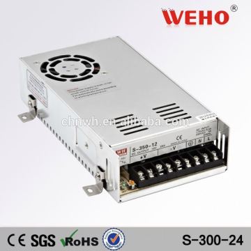 Factory outlet 24v single output power supply 300w 12.5a 300w 24v power supply