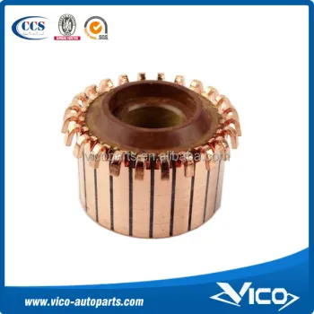 24-Bar Hook Commutator 23.4mm OD 15.0mm L 9.0mm ID for Power Tools Armature