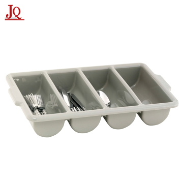 4 Compartment Restaurant Plastic Fork Knife Storage Box