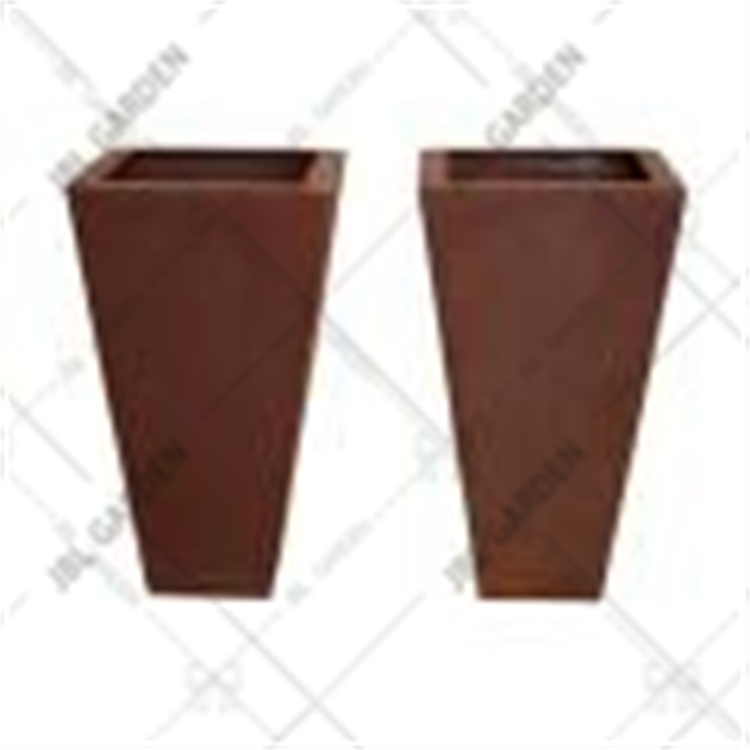 Planter en métal en acier Corten en acier personnalisé