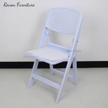 Wholesale PP Resin Garden Folding Chairs for Outdoor Wedding Events
