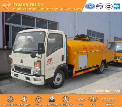 HOWO 4X2 5000L sewer dredging vehicle