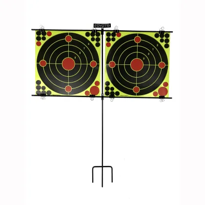 Steel Shooting Target Rack: Paper Target Frame Holder Stand