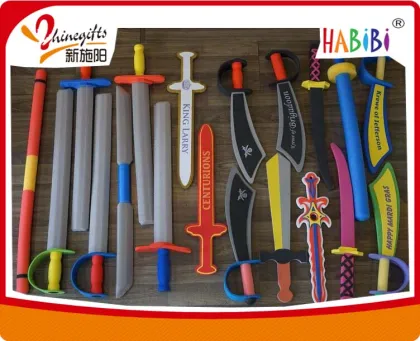 2016 various designs EVA toy samurai foam swords