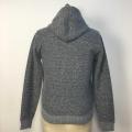 Men's Hoodie Fleece-lined Knitted Sweater