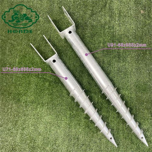 Hot Dip Galvanizing Ground Screw Pile Anchor