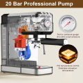 Compact Espresso Machine with 20 Bar