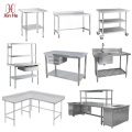 Customized Stainless Steel Corner Work Bench