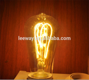 New product vintage bulb led edison bulb with customized filament shape