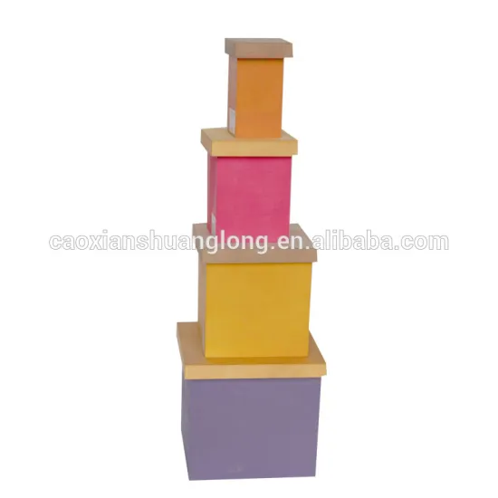 2018 unfinished wood Christmas Jewelry gift box