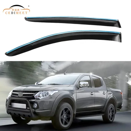 Acrylic Sheet Door Visor for Triton L200 2018 - Rain Shield Exterior Accessory
