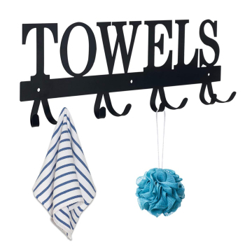 Metal Hanger Rack Cabin Towel Over the Door Clothes Hook