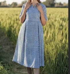 Casual Pure Cotton Dress