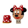 Custom Cartoon PVC Mickey Mouse USB Flash Drive